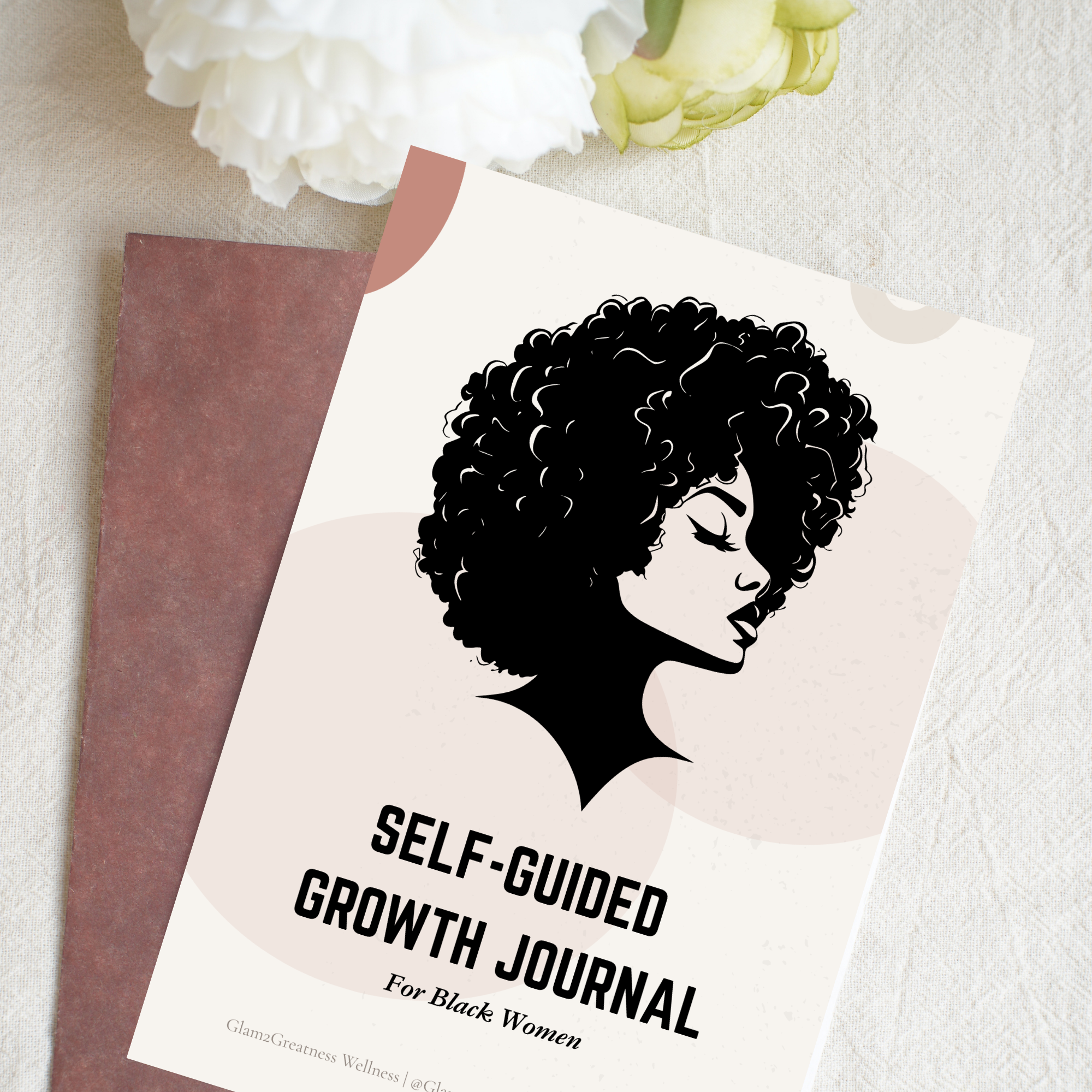 Self Guided Journal for Black Women | Shadow Work Journal | Self Reflection Workbook | Mental Health Journal | Printable Digital Download